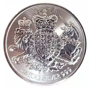 BRITISH 1 oz SILVER ROYAL ARMS