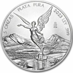 Mexican 1 oz silver Libertad Coin Bu .999 Fine