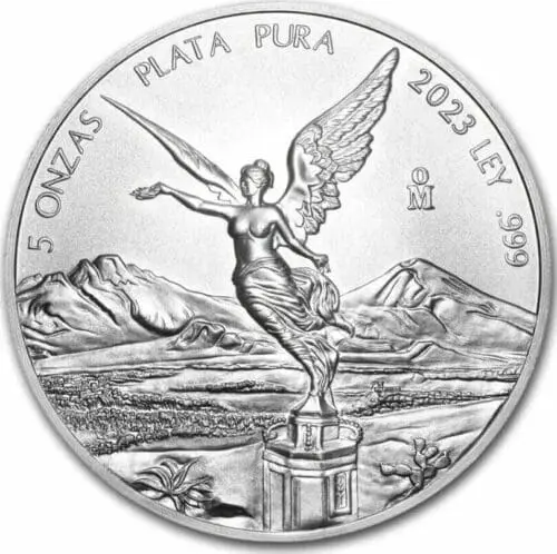 Mexican 1 oz silver Libertad Coin Bu .999 Fine