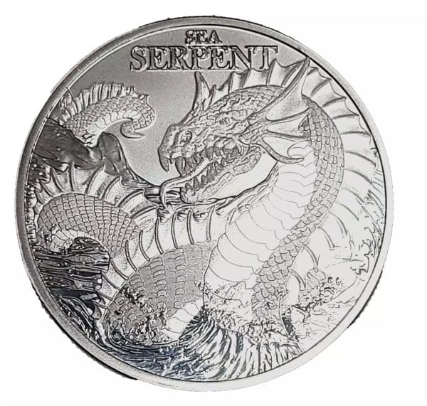 Niue 1 oz Silver Sea Serpent Coin .999 Fine