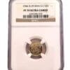 1984 Isle of Man Angel 1/10 oz Gold Proof Coin - PF70