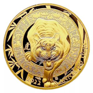 France 1/4 oz Gold Year of the Tiger Proof