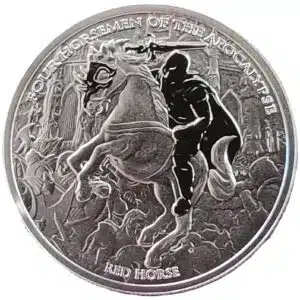 RED HORSE 1 oz Silver Four Horsemen