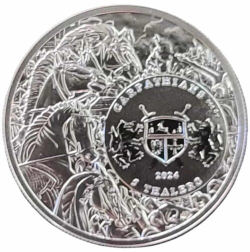 2024 RED HORSE 1 oz Silver Four Horsemen of the Apocalypse - Image 2