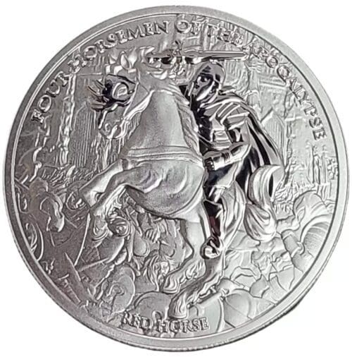 2024 RED HORSE 1 oz Silver Four Horsemen of the Apocalypse - Image 5