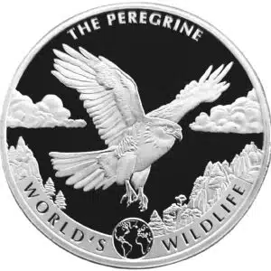 Peregrine Falcon 1 oz Silver Coin BU