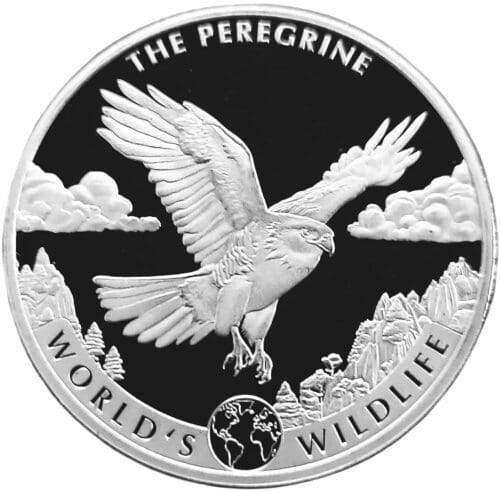 Peregrine Falcon 1 oz Silver Coin BU