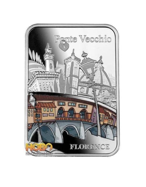 2021 Ponte Vecchio Bridge Florence 1 oz Silver Proof