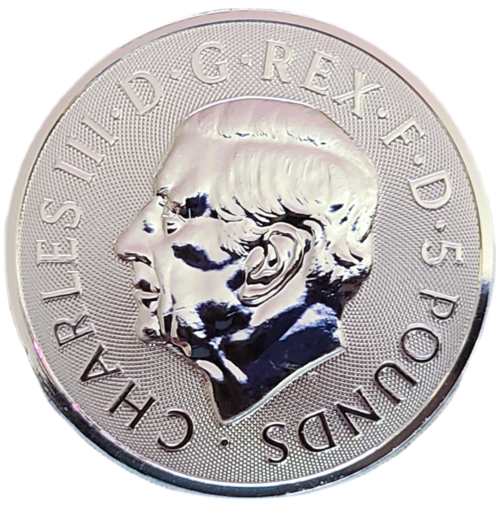 2024 UK 2 oz Silver Four Nations Coin Bu .999 Fine Silver - Image 2