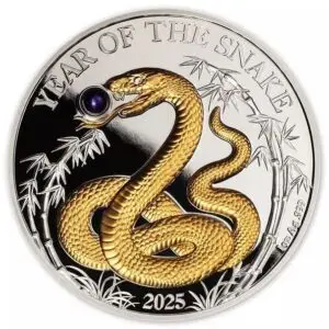 Vanuatu Year of the Snake 1 oz Silver Proof Coin