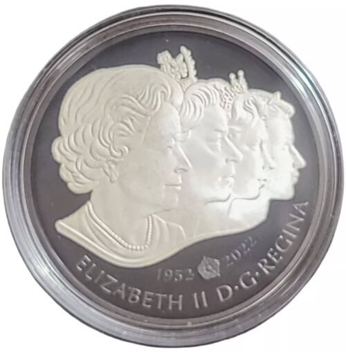 2023 Canada Queen Elizabeth II Royal Cypher 1 oz Silver Proof Coin - Image 5