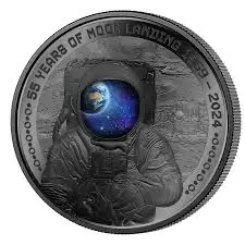 2024 First Man On The Moon 1oz Silver Proof Coin -UHR