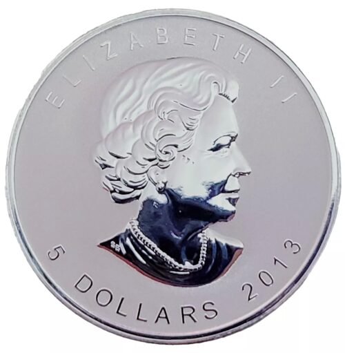 2013 Canada Silver Maple Leaf Rev-Proof 1 oz Silver- Snake Privy - Image 2