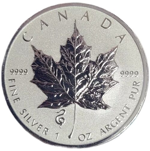 2013 Canada Silver Maple Leaf Rev-Proof 1 oz Silver- Snake Privy - Image 3