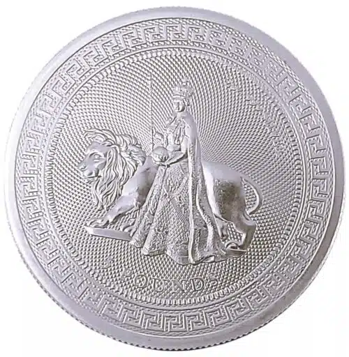 Tristan da Cunha 2oz Silver Una and the Lion Coin