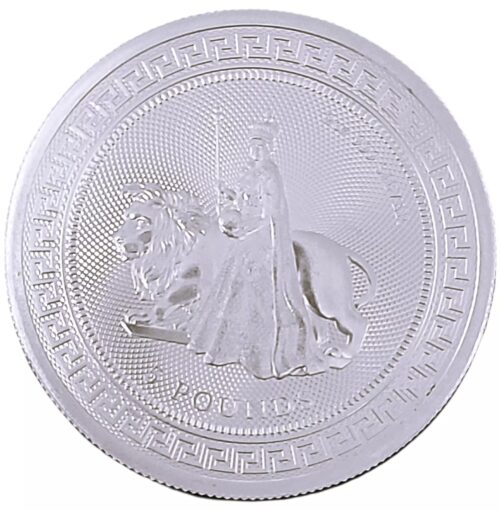 2023 Tristan da Cunha 2oz Silver Una and the Lion Coin - Image 4