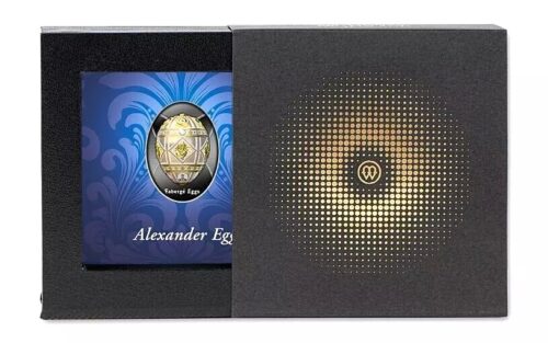 2023 1$ Niue Alexander Egg Faberge Eggs Series Silver Coin - Image 2