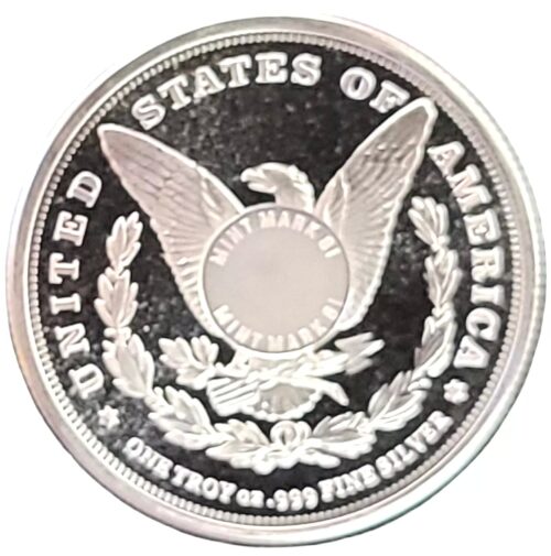 Sunshine Mint 1 oz Silver Morgan Dollar Round SMI mintmark - Image 4