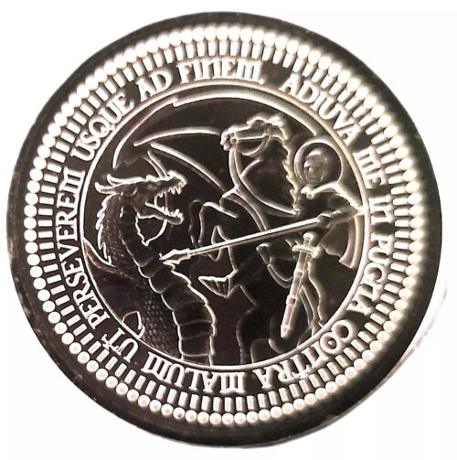 2024 Saint George & The Dragon 2 Tala 1 oz Silver coin - Image 3