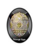 2023 1$ Niue Alexander Egg Faberge Eggs Series Silver Coin