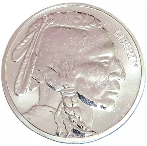 Buffalo Indian 1 oz Silver Round Reverse Proof .999 Fine Coin - Image 3