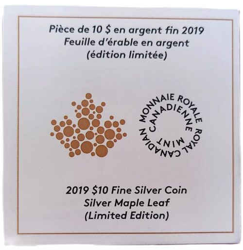 2019 Canada 2 oz Silver Maple Leaf Rhodium Proof Coin - Image 5