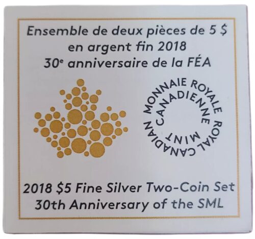 2018 Canadian 30th Anniversary Silver Maple Leaf 2-Coin  Set - Image 4