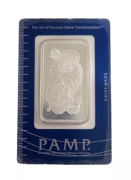 PAMP Suisse 1 oz Silver Bar - Fortuna Bar .999 Fine Silver - Image 4