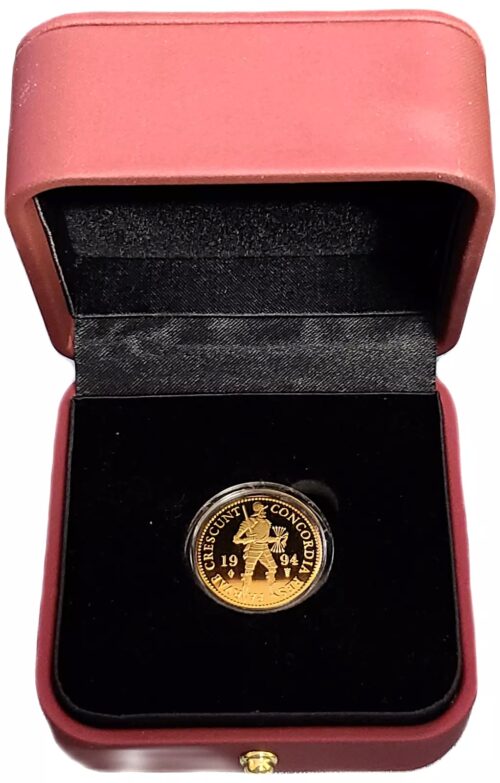 Netherlands 1994 Dutch Gold Ducat Proof Coin Bu - Image 2