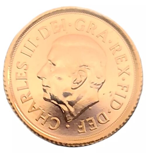 2024 Great Britain Half Gold Sovereign The Royal Mint - Image 3