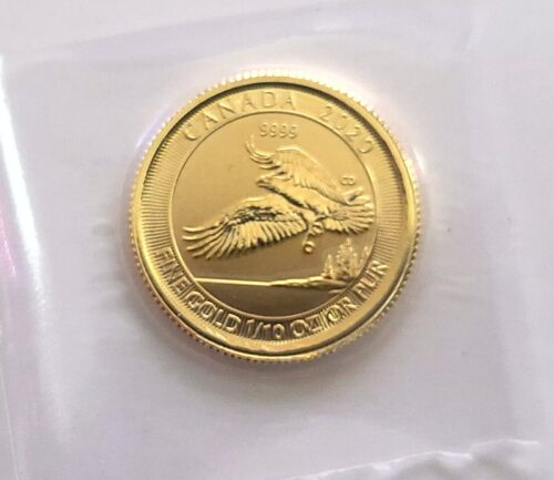 2020 Canada 1/10 oz Gold Bald Eagle $5 Coin - Image 5