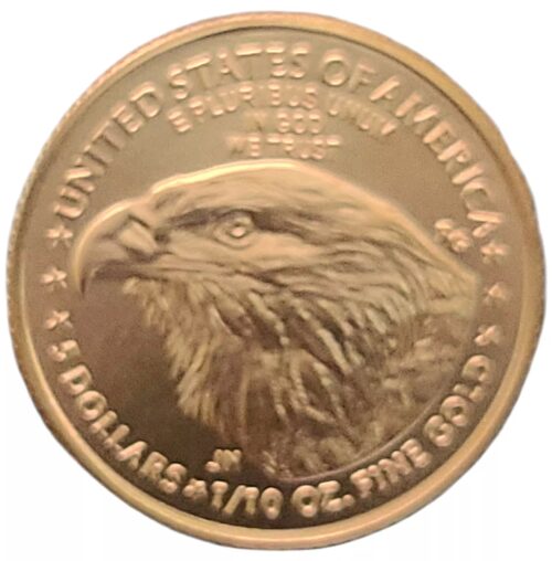 2024 American Gold Eagle 1/10 oz Gold coin Bu - Image 3