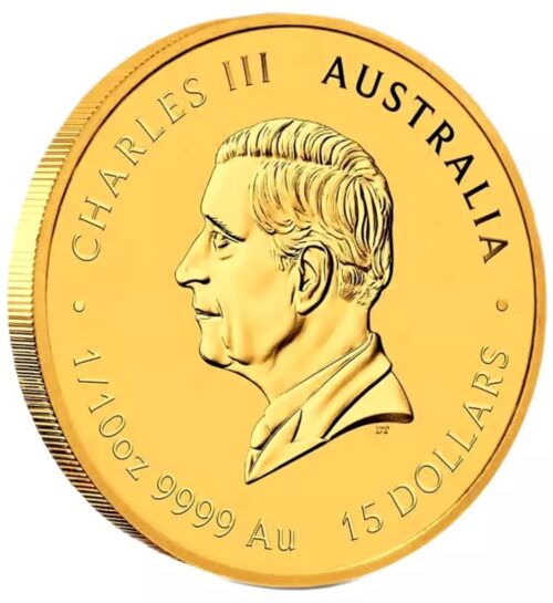 2025 Australian 1/10 oz Gold Lunar Snake BU - Image 2