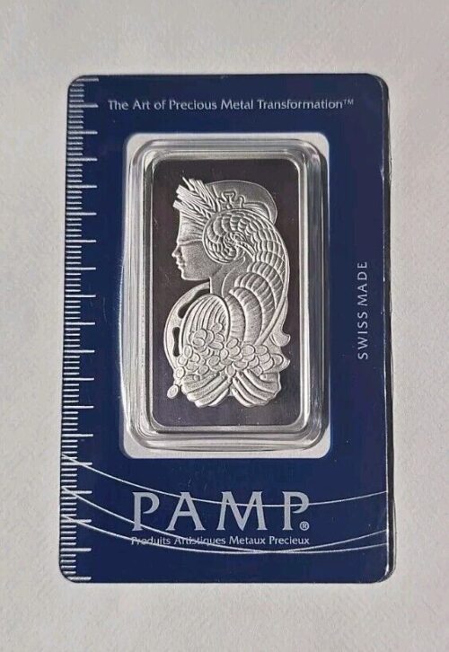 PAMP Suisse 1 oz Silver Bar - Fortuna Bar .999 Fine Silver - Image 3