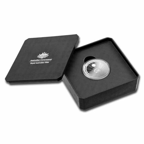 2022 Australia Tests Einstein's Theory $5 Silver Domed Proof Coin - Image 4