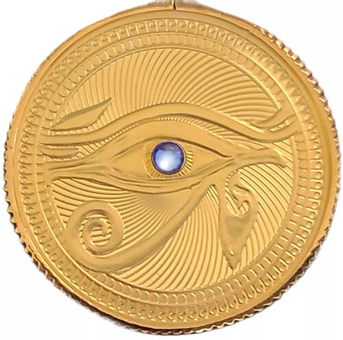 2024 Niue Eye of Horus $1 Silver Proof Coin/Pendant Gold Gilded