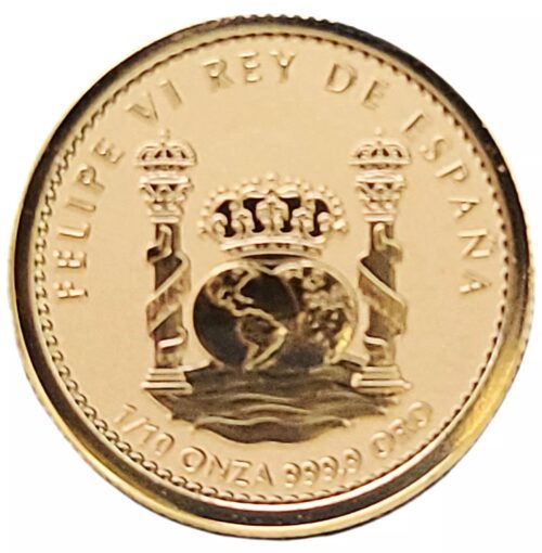 2023 Spain 1/10 oz Gold Bull Doubloon Reverse Proof Coin - Image 2