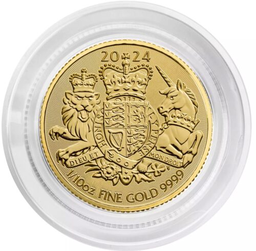 New 2024 British Royal Arms 1/10 oz Gold Coin - Image 3