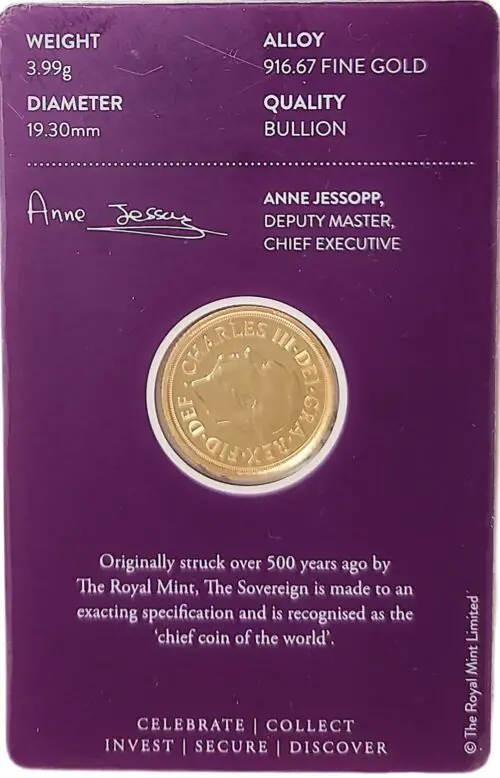 2025 Great Britain Half Gold Sovereign Coin - Image 2