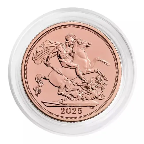 2025 Great Britain Half Gold Sovereign Coin - Image 4