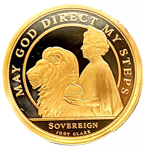 2021 Alderney Queen Elizabeth II_95th Anniversary Gold Sovereign Proof - Image 3