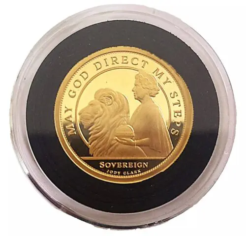 2021 Alderney Queen Elizabeth II_95th Anniversary Gold Sovereign Proof - Image 7