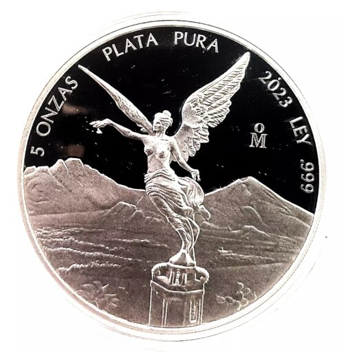 2023 Mexico 5 oz Silver Libertad Proof .999 Fine Gem Proof