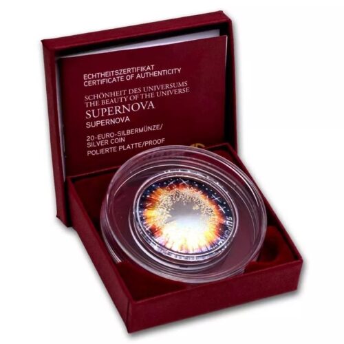 2024 Austrian Silver Supernova Domed €20 Proof Coin