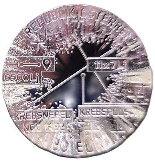 2024 Austrian Silver Supernova Domed €20 Proof Coin - Image 2