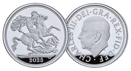 2025 Great Britain Silver Sovereign Proof Coin - - Image 4