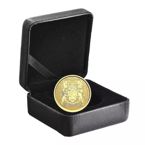 2021 Canadian Coat of Arms 1/10 oz Gold Reverse Proof $20 Coin - 100 year anniv - Image 3