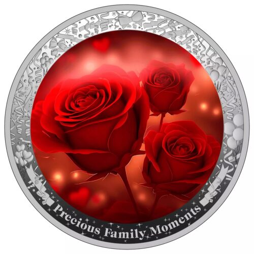 2025 Precious Family Moments Rose 1 oz Silver Proof 1000 Francs CFA