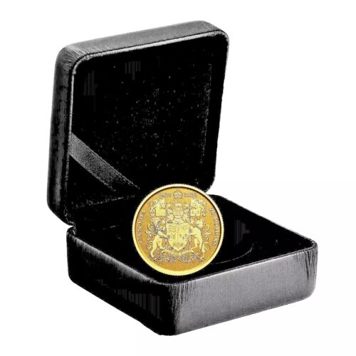 2021 Canadian Coat of Arms 1/10 oz Gold Rev-Proof $20 Coin -100 year anniversary - Image 7