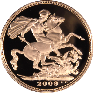 2009 Gold Proof Half Sovereign Queen Elizabeth II Coin